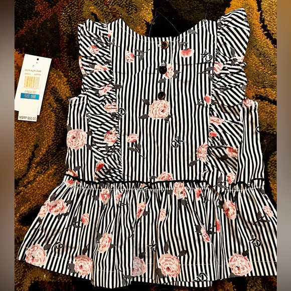 Little girl 2 T Calvin Klein Dress NWT - Picture 2 of 4